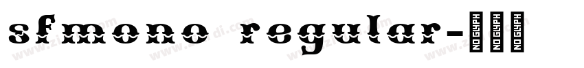 sfmono regular字体转换